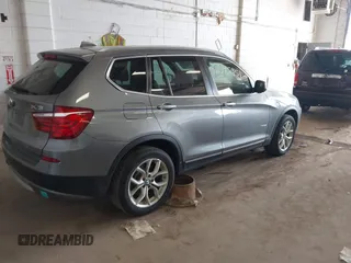 2013 BMW X3 xDrive28i with VIN 5UXWX9C55D0A32404, listed as a IAAI auction lot 42095951 with 165,301 mi miles. Bid and sale history available at carsss.com. Image 4.