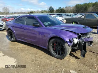 2023 Dodge Charger SRT Hellcat Widebody Jailbreak with VIN 2C3CDXL9XPH689642, listed as a Copart auction lot 46474045 with 14,742 mi miles and Salvage Title. Bid and sale history available at carsss.com. Image 4.