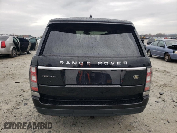 2017 Land Rover Range Rover HSE z VIN SALGS2FK9HA325581, wystawiony jako Copart lot #80923614 z przebiegiem 124 193 mil mil oraz Szkoda całkowita • Salvage title. Historia ofert i sprzedaży dostępna na DreamBid. Obrazek 6.