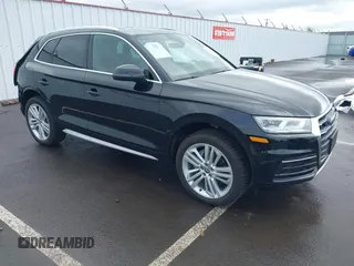 2018 Audi Q5 Premium Plus with VIN WA1BNAFY9J2241004, listed as a IAAI auction lot 42275921 with 34,511 mi miles and . Bid and sale history available at DreamBid. Image 1.