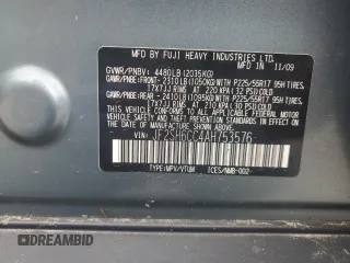 2010 Subaru Forester X Premium with VIN JF2SH6CC4AH753576, listed as a Copart auction lot 65117875 with 94,102 mi miles and Salvage title. Bid and sale history available at DreamBid. Image 13.