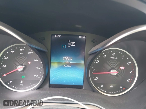 2019 Mercedes-Benz C 300 with VIN 55SWF8EB1KU293427, listed as a IAAI auction lot 41673663 with 61,295 mi miles and . Bid and sale history available at carsss.com. Image 7.