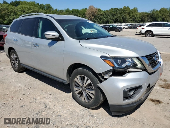 2017 Nissan Pathfinder Platinum with VIN 5N1DR2MN4HC652716, listed as a Copart auction lot 77750494 with 91,750 mi miles and Salvage Title. Bid and sale history available at carsss.com. Image 4.