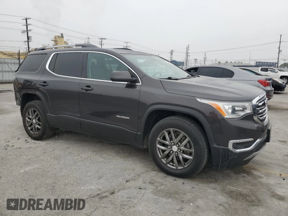 2017 GMC Acadia SLT with VIN 1GKKNULS3HZ230691, listed as a Copart auction lot 59612615 with 143,394 mi miles and Salvage title. Bid and sale history available at DreamBid. Image 4.