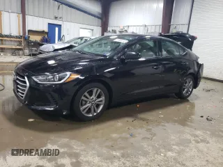 2018 Hyundai Elantra SEL z VIN KMHD84LF7JU628046, wystawiony jako Copart lot #61003454 z przebiegiem 53 408 mil mil oraz Szkoda całkowita • Salvage title. Historia ofert i sprzedaży dostępna na DreamBid. Obrazek 1.