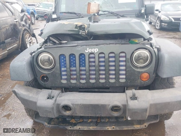 2010 Jeep Wrangler Unlimited Sport with VIN 1J4BA3H16AL163816, listed as a IAAI auction lot 41556866 with 160,224 mi miles. Bid and sale history available at carsss.com. Image 12.
