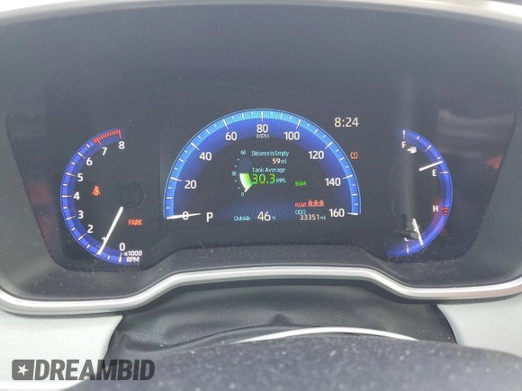 2020 Toyota Corolla Hatchback XSE with VIN JTNC4RBE2L3104485, listed as a Copart auction lot 50665565 with 33,351 mi miles and Salvage Title. Bid and sale history available at carsss.com. Image 9.