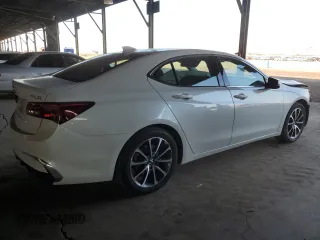 2020 Acura TLX with VIN 19UUB2F36LA001548, listed as a Copart auction lot 71017274 with 76,107 mi miles and Salvage Title. Bid and sale history available at carsss.com. Image 3.