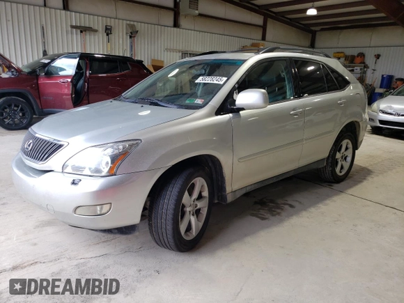 2004 Lexus RX 330 z VIN JTJGA31U840021616, wystawiony jako Copart lot #58228245 z przebiegiem 213 549 mil mil oraz Szkoda całkowita • Salvage title. Historia ofert i sprzedaży dostępna na DreamBid. Obrazek 1.