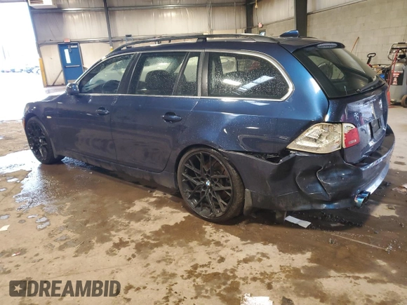 2008 BMW 5 Series 535xiT with VIN WBAPT73538CX01063, listed as a Copart auction lot 56895265 with 166,164 mi miles and Salvage title. Bid and sale history available at DreamBid. Image 2.