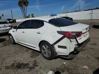 2014 Kia Optima Hybrid LX with VIN KNAGM4AD8E5076858, listed as a Copart auction lot 75870054 with 140,844 mi miles and Salvage Title. Bid and sale history available at carsss.com. Image 2.