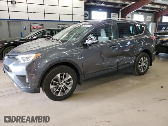 2016 Toyota RAV4 Hybrid XLE with VIN JTMRJREV0GD035203, listed as a Copart auction lot 54300225 with 153,369 mi miles and Salvage Title. Bid and sale history available at carsss.com. Image 1.