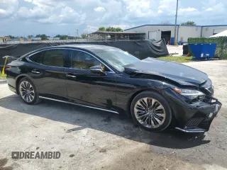 2023 Lexus LS with VIN JTHD51FF7P5018625, listed as a Copart auction lot 60821404 with 10,775 mi miles and Salvage Title. Bid and sale history available at carsss.com. Image 4.