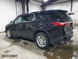 2021 Chevrolet Traverse LS with VIN 1GNEVFKW4MJ224763, listed as a Copart auction lot 47583845 with 53,590 mi miles and Salvage Title. Bid and sale history available at carsss.com. Image 2.