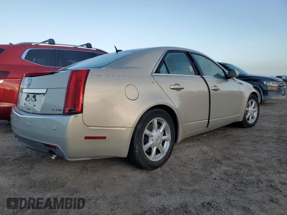 2008 Cadillac CTS RWD w/1SA with VIN 1G6DF577680206387, listed as a Copart auction lot 75084314 with 0 mi miles and Non Repairable. Bid and sale history available at carsss.com. Image 3.