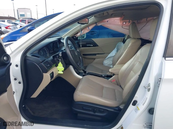 2015 Honda Accord Sedan EX-L with VIN 1HGCR2F84FA174105, listed as a IAAI auction lot 41877587 with 114,944 mi miles. Bid and sale history available at carsss.com. Image 5.