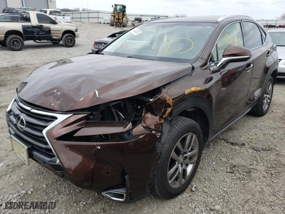 2016 Lexus NX 200t with VIN JTJBARBZXG2072860, listed as a Copart auction lot 43584333 with 94,244 mi miles. Bid and sale history available at carsss.com. Image 1.