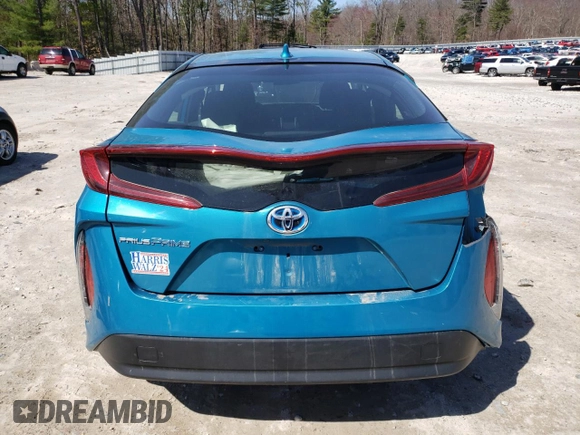 2020 Toyota Prius LE with VIN JTDKARFP9L3146348, listed as a Copart auction lot 52568685 with 41,105 mi miles and Salvage Title. Bid and sale history available at DreamBid. Image 6.