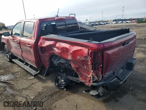 2024 Chevrolet Colorado 4WD Z71 with VIN 1GCPTDEK7R1299629, listed as a Copart auction lot 47263605 with 4,706 mi miles and Salvage Title. Bid and sale history available at carsss.com. Image 2.