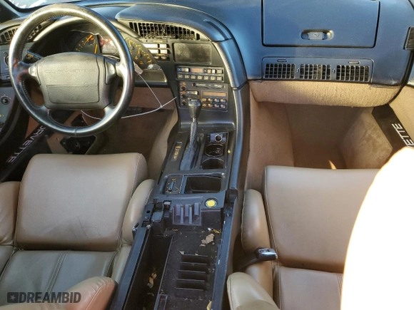 1993 Chevrolet Corvette with VIN 1G1YY23P4P5103671, listed as a Copart auction lot 76969634 with 0 mi miles and Salvage Title. Bid and sale history available at carsss.com. Image 8.