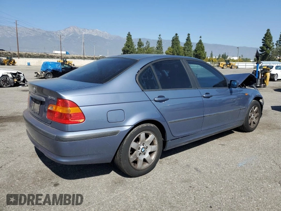 2004 BMW 3 Series 325i with VIN WBAAZ33404KP83614, listed as a Copart auction lot 46553355 with 146,198 mi miles and Salvage Title. Bid and sale history available at carsss.com. Image 3.