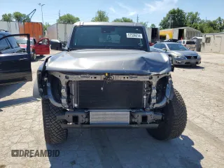 2023 Ford Bronco with VIN 1FMEE5DP6PLB66975, listed as a Copart auction lot 57536014 with 11,883 mi miles and Salvage Title. Bid and sale history available at DreamBid. Image 5.