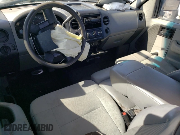 2005 Ford F-150 XL with VIN 1FTRF12235NA82990, listed as a Copart auction lot 50436745 with Not provided miles and Salvage title. Bid and sale history available at DreamBid. Image 8.