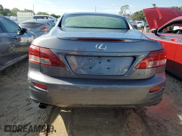 2013 Lexus IS 250 C with VIN JTHFF2C26D2527390, listed as a Copart auction lot 73697084 with Not provided miles and Non repairable. Bid and sale history available at DreamBid. Image 6.