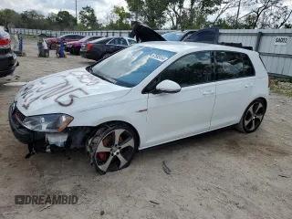 2017 Volkswagen Golf GTI S with VIN 3VW4T7AU9HM055166, listed as a Copart auction lot 67592414 with 114,286 mi miles and Salvage Title. Bid and sale history available at carsss.com. Image 1.