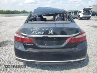2017 Honda Accord Sedan LX with VIN 1HGCR2F33HA276454, listed as a Copart auction lot 55407955 with 136,415 mi miles and Salvage Title. Bid and sale history available at carsss.com. Image 6.