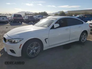 2015 BMW 4 Series 428i xDrive with VIN WBA4C9C50FG135058, listed as a Copart auction lot 50754075 with 86,809 mi miles and Salvage title. Bid and sale history available at DreamBid. Image 1.
