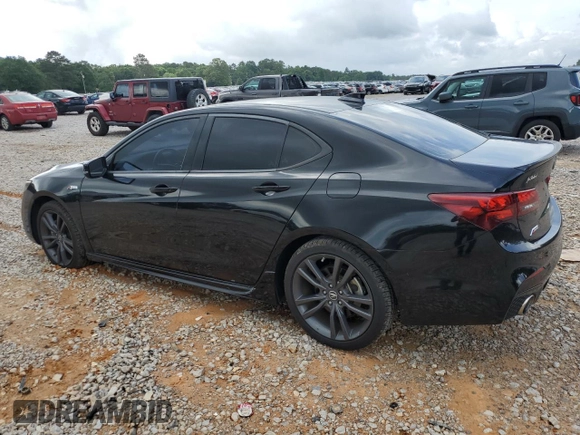 2018 Acura TLX w/A-SPEC Pkg with VIN 19UUB2F68JA007780, listed as a Copart auction lot 55611915 with 47,840 mi miles and Salvage title. Bid and sale history available at DreamBid. Image 2.