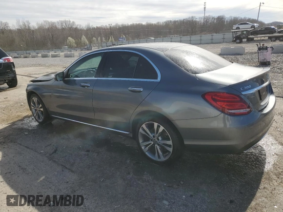 2018 Mercedes-Benz C 300 with VIN 55SWF4KB9JU256444, listed as a Copart auction lot 50066785 with 71,612 mi miles and Salvage Title. Bid and sale history available at DreamBid. Image 2.