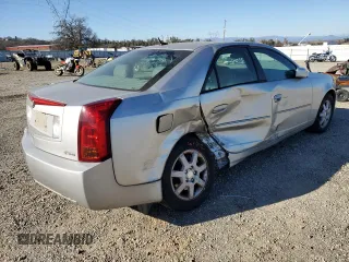 2006 Cadillac CTS with VIN 1G6DM57T860170590, listed as a Copart auction lot 43028545 with 124,275 mi miles and Salvage Title. Bid and sale history available at carsss.com. Image 3.