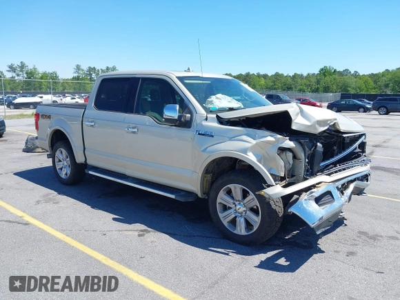 2018 Ford F-150 XL with VIN 1FTEW1E54JFE36153, listed as a IAAI auction lot 42193233 with 96,074 mi miles and . Bid and sale history available at DreamBid. Image 1.