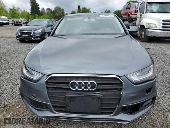 2014 Audi A4 Premium z VIN WAUAFAFL7EN011885, wystawiony jako Copart lot #57085035 z przebiegiem 101 088 mil mil oraz Czysty tytuł • Clean title. Historia ofert i sprzedaży dostępna na DreamBid. Obrazek 5.