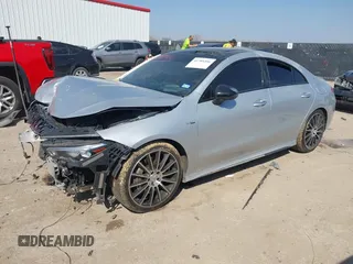 2021 Mercedes-Benz CLA 35 AMG with VIN W1K5J5BB3MN211075, listed as a IAAI auction lot 41789306 with 76,885 mi miles and . Bid and sale history available at DreamBid. Image 2.