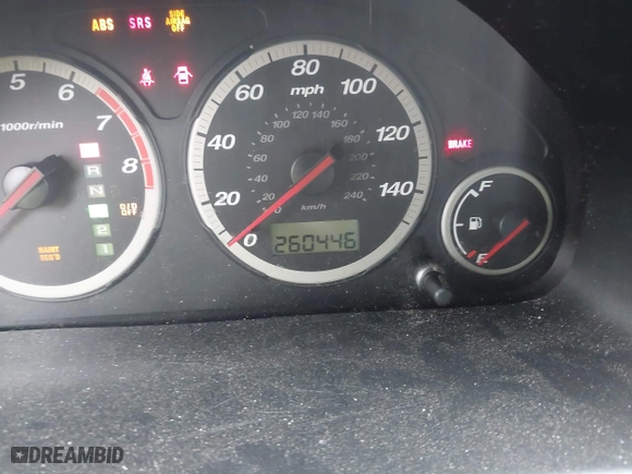 2004 Honda CR-V EX with VIN SHSRD78814U216079, listed as a IAAI auction lot 41877391 with 260,446 mi miles. Bid and sale history available at carsss.com. Image 7.