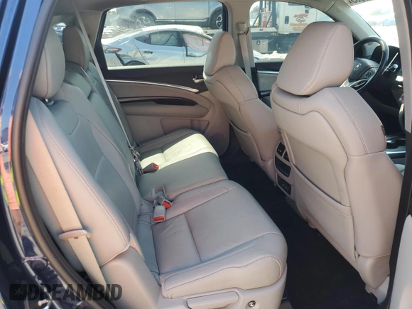 2018 Acura MDX Technology z VIN 5J8YD3H53JL007874, wystawiony jako Copart lot #58306365 z przebiegiem 58 159 mil mil oraz Szkoda całkowita • Salvage title. Historia ofert i sprzedaży dostępna na DreamBid. Obrazek 11.