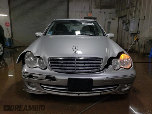 2005 Mercedes-Benz C 240 with VIN WDBRF81J65F678895, listed as a Copart auction lot 48112075 with 71,060 mi miles and Salvage Title. Bid and sale history available at DreamBid. Image 5.
