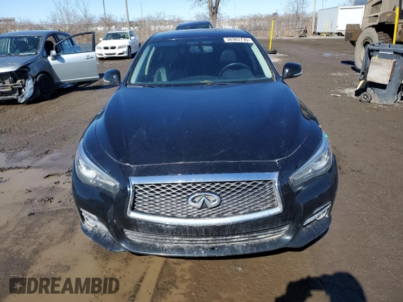 2016 Infiniti Q50 2.0t Premium with VIN JN1CV7AR1GM252477, listed as a Copart auction lot 50383735 with 162,622 mi miles and Salvage Title. Bid and sale history available at carsss.com. Image 5.