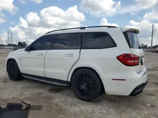 2017 Mercedes-Benz GLS with VIN 4JGDF7FE9HA871556, listed as a Copart auction lot 74017774 with 0 mi miles and Salvage Title. Bid and sale history available at carsss.com. Image 2.