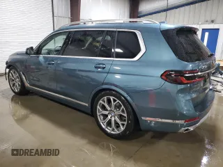 2023 BMW X7 xDrive40i with VIN 5UX23EM04P9P66602, listed as a Copart auction lot 51428015 with 65,671 mi miles and Salvage Title. Bid and sale history available at carsss.com. Image 2.