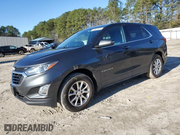 2018 Chevrolet Equinox LT with VIN 2GNAXSEV5J6185274, listed as a Copart auction lot 49401375 with 65,669 mi miles and Salvage Title. Bid and sale history available at carsss.com. Image 1.