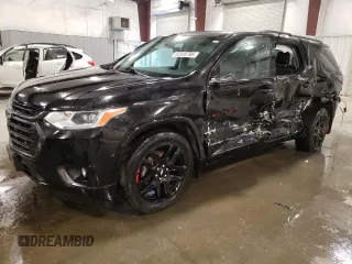 2018 Chevrolet Traverse Premier with VIN 1GNEVJKWXJJ119546, listed as a Copart auction lot 52326795 with 111,836 mi miles and Salvage Title. Bid and sale history available at carsss.com. Image 1.