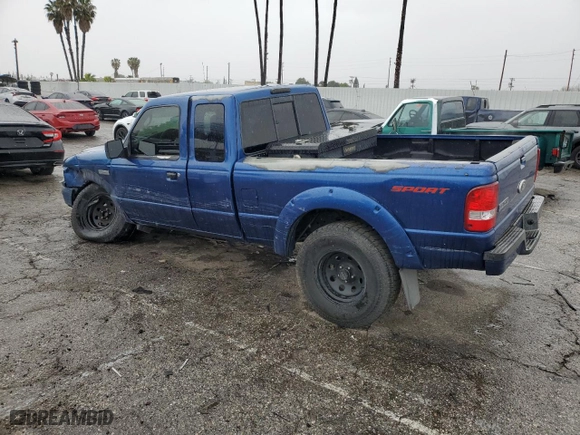 2007 Ford Ranger STX with VIN 1FTYR44U57PA36197, listed as a Copart auction lot 47889355 with 164,523 mi miles and Salvage Title. Bid and sale history available at carsss.com. Image 2.