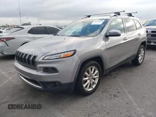 2017 Jeep Cherokee Limited with VIN 1C4PJLDB4HW526035, listed as a IAAI auction lot 41549295 with 74,548 mi miles. Bid and sale history available at carsss.com. Image 17.