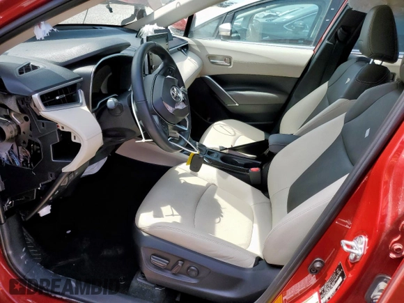 2022 Toyota Corolla Cross XLE with VIN 7MUDAAAG7NV019610, listed as a Copart auction lot 55146165 with 13,633 mi miles and Salvage title. Bid and sale history available at DreamBid. Image 7.