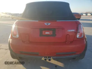 2008 MINI Convertible S with VIN WMWRH33538TL97428, listed as a Copart auction lot 87307084 with Not provided miles and Clean title. Bid and sale history available at DreamBid. Image 6.