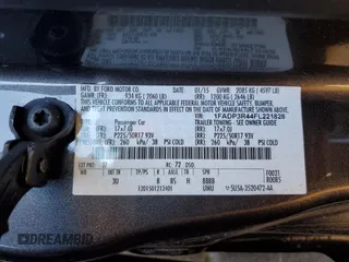 2015 Ford Focus Electric z VIN 1FADP3R44FL221828, wystawiony jako Copart lot #43067325 z przebiegiem 55 636 mil mil oraz Szkoda całkowita • Salvage title. Historia ofert i sprzedaży dostępna na DreamBid. Obrazek 12.